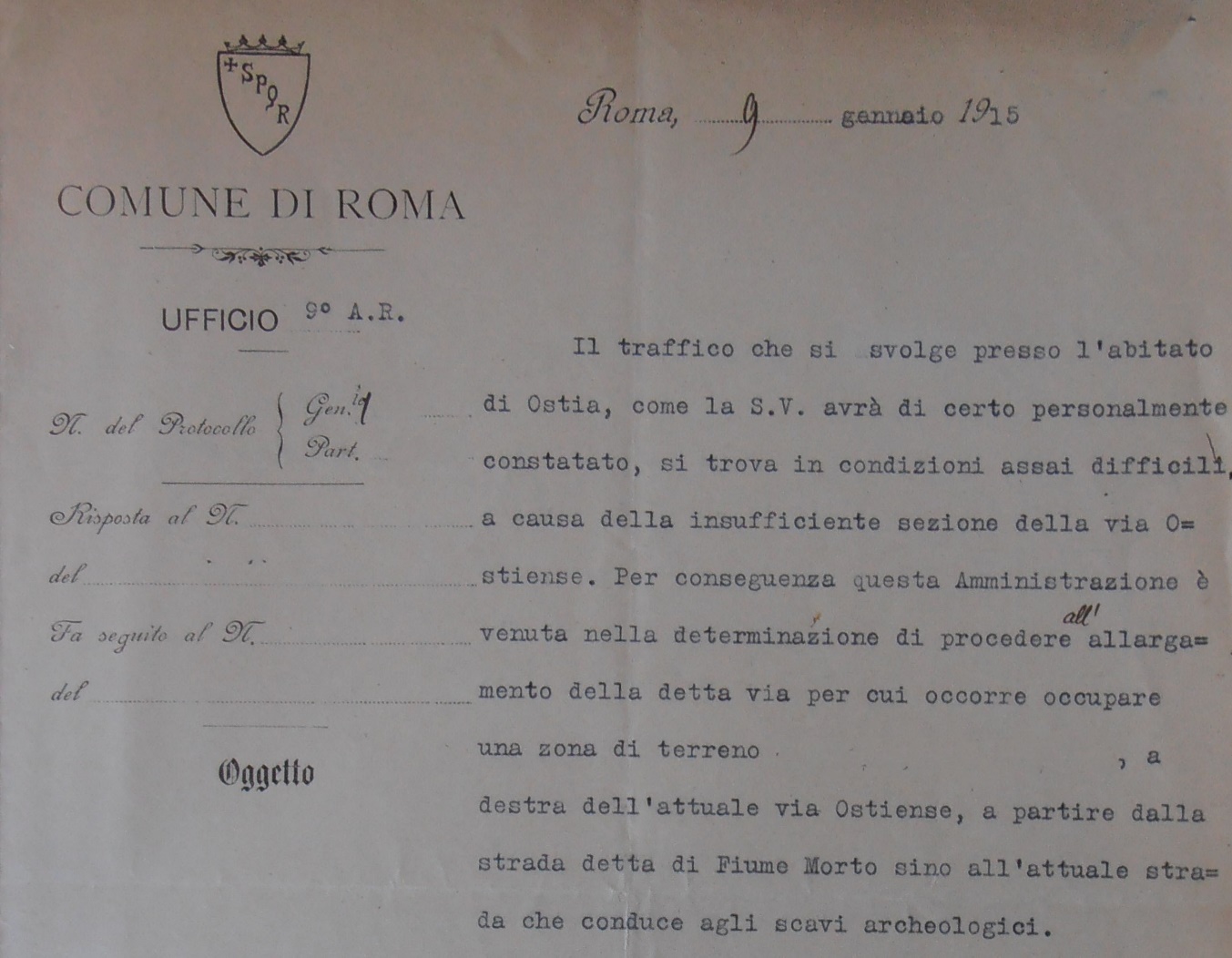 Ostia tra futuro e passato: il sovrappasso della Stazione di Ostia Antica